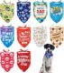 Dog Bandanas 10 Pack for Extra Large Dogs
