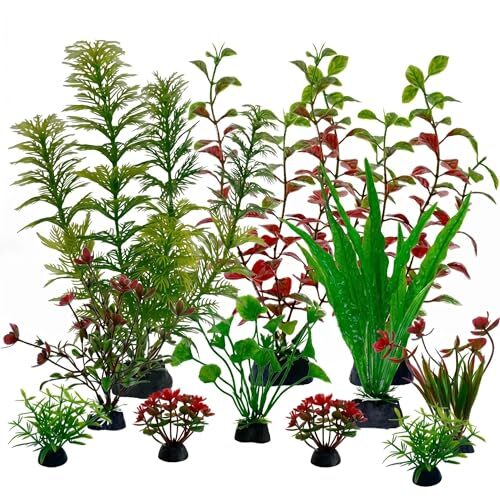 Artificial Aquarium Plants 11 Piece Set