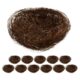 Besportble Simulated Bird Nests 12 Pack