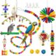 Multicolour Bird Toy Set for Parrots