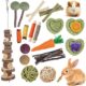 Dental Chew Toy Set For Small Animals
