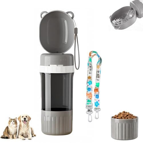 Dog Feeder Bottle with Bowl for Puppies