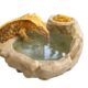 Two-Tier Reptile Feeding Bowl for Geckos