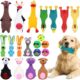 20 Pack Dog Squeak Toys Assorted Animals