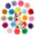 Dog Collar Flowers 20 Pack Multi-Colour Chiffon