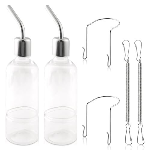 Wellrun Leak-Proof 2 Pack Small Animal Water Bottle
