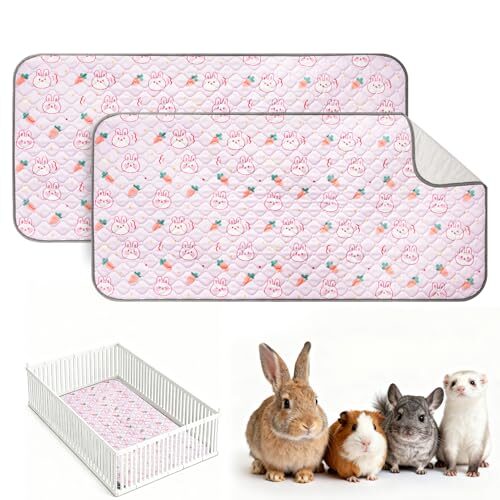 Washable Pink Guinea Pig Cage Liners