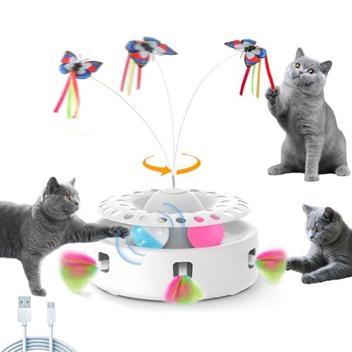 Interactive Cat Toy for Indoor Kittens