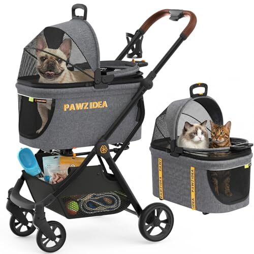 Pawzidea Dog Stroller for Small Dogs and Cats