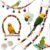 Bafutayawa Wooden Bird Toy Set for Budgies