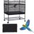 Daoeny Adjustable Bird Cage Cover Black