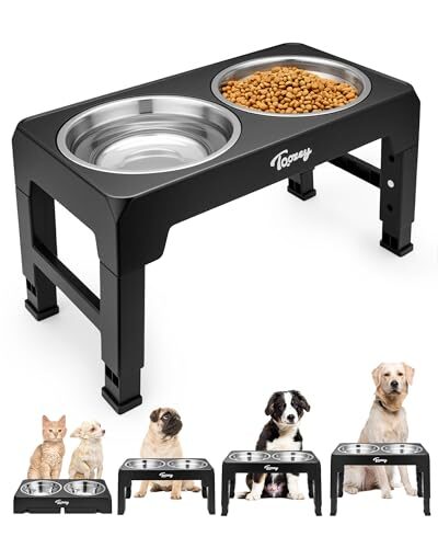 Toozey Height Adjustable Dog Bowl for Dogs