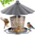 Wllkoo Hanging Bird Feeder With Roof