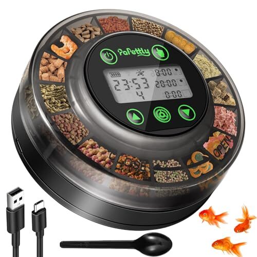 Papettly Automatic Fish Feeder for Aquariums