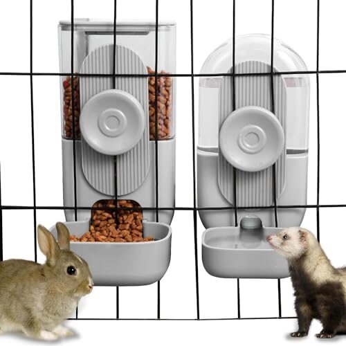 Misyue Automatic Food and Water Dispenser for Small Animals