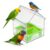 Pull-Out Parrot Feeder With Perch (Green)