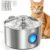 Stainless Steel Cat Fountain for Cats and Dogs