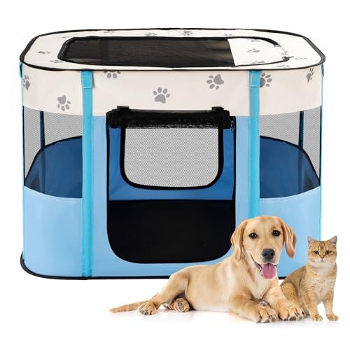 Avont Outdoor Dog Playpen for Small Pets