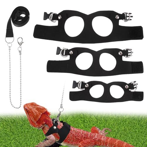 Sorcristy Adjustable Bearded Dragon Harness and Leash
