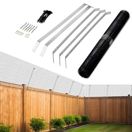 Weatherproof Cat Proof Garden Fence Kit