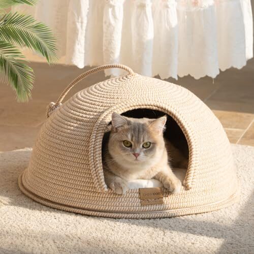 CheerPals Large Cat Cave With Cushion