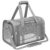 Dog Carrier for Small Dogs with Removable Mat Grey