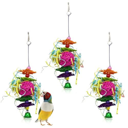RTSHUK Shredding Bird Toys Pack Of 3