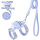Adjustable Kitten Harness and Lead Set Haze Blue