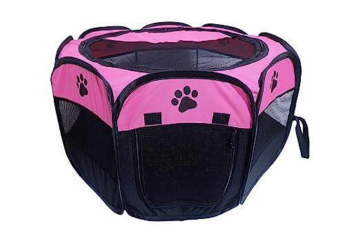 Foldable Dog Playpen for Small Animals