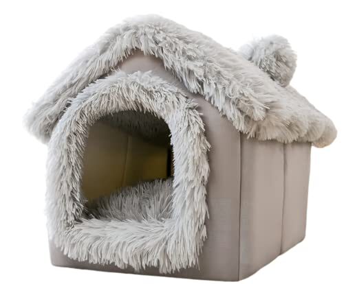 Seougee Washable Cat Cave Bed for Kittens