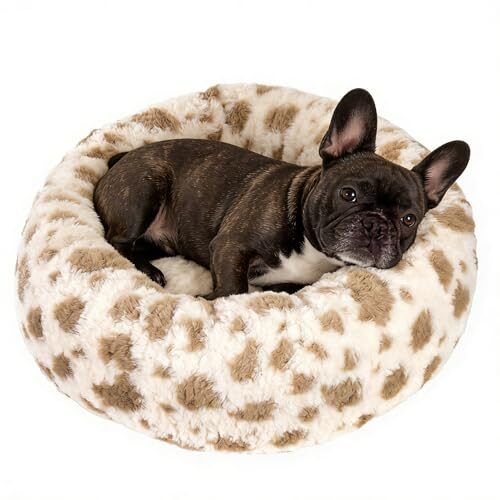 Avont Donut Dog Bed for Small and Medium Dogs