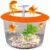 Pet Guru Fish Bowl With Lid, Orange