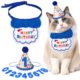 Cobee Cat Collar Birthday Set with Hat and Number
