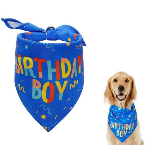 YSTrillion Dog Birthday Bandana for Parties
