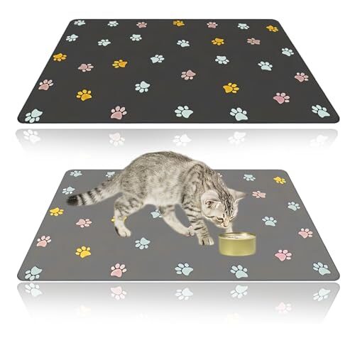 Pet Feeding Mat Non Slip for Dogs and Cats