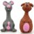 Gytfog Dog Squeak Toy for Small Dogs
