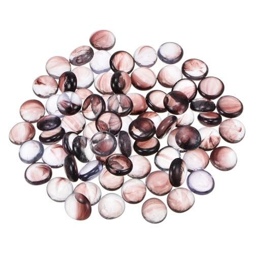 Purple Fire Glass Pebbles For Aquariums