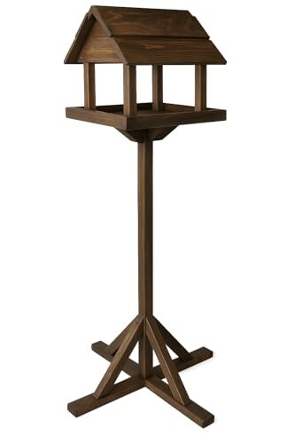 Wooden Bird Feeding Table For Garden