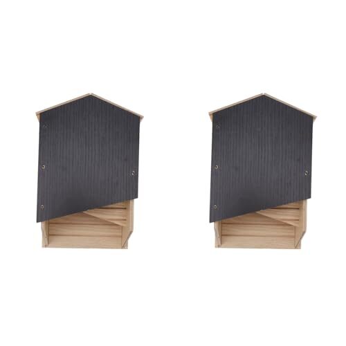 Double Chamber Bat House 2 Pack For Garden Wildlife