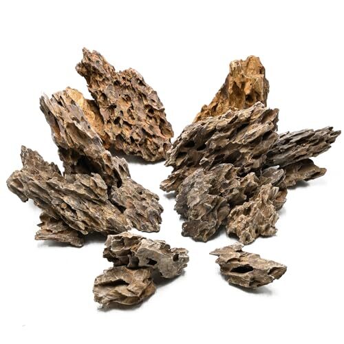 Unocho Natural Dragon Stone Aquarium Rocks