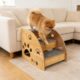 Maijiaju Wooden Dog Steps for Small Dogs & Cats