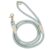 Braided Nylon Dog Lead with Leather Trim