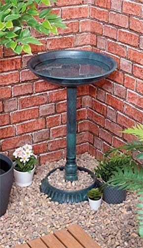 Netagon Outdoors Pedestal Bird Bath