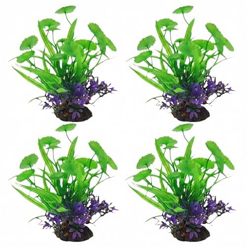 Artificial Lotus Leaf Aquarium Plants for Fish Tanks