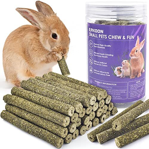 Erkoon Timothy Hay Chew Sticks for Small Animals