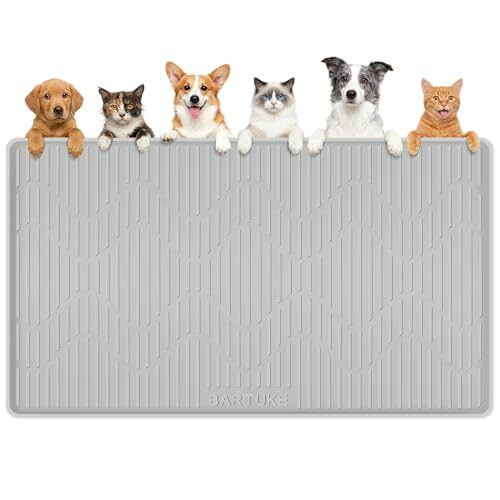 Bartuke Extra Large Feeding Mat for Cats and Dogs