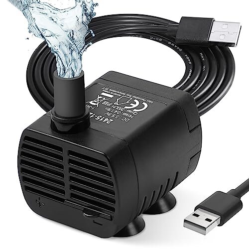 Flintronic USB Submersible Water Pump for Aquariums
