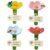 Guijinhao Flower Shaped Bee Watering Station Cups