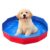 Red Foldable Dog Pool for Small Dogs