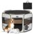 Petsfit Foldable Dog Playpen for Cats